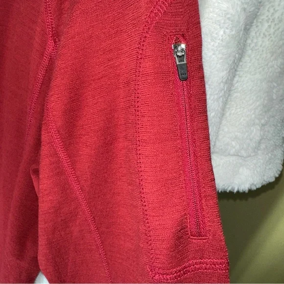 NWT Ibex Shak Lite Jacket Mens XL Red Full Zip Merino Wool Outdoor New Hiking - Picture 6 of 10